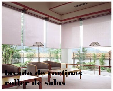 Servicio de lavado de cortinas rollers enrollables