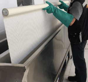 lavado de cortinas enrollables