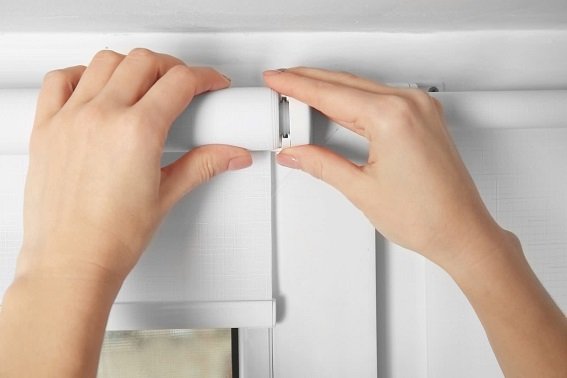 limpieza de cortinas roller