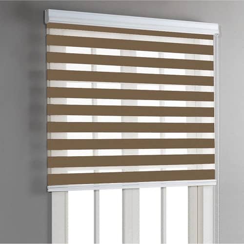 limpieza de cortinas roller duo, zebra