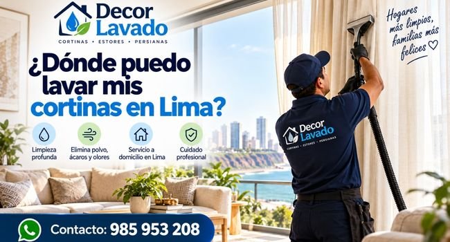 Dónde Se pueden lavar mis cortinas