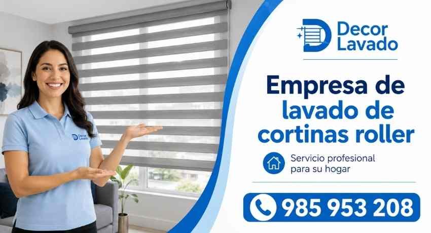 Empresa de lavado de cortinas roller duo