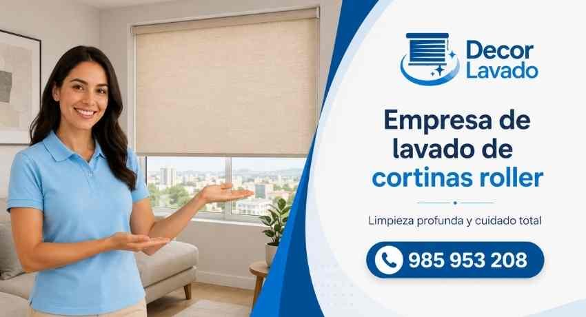 Empresa de lavado de cortinas rollers