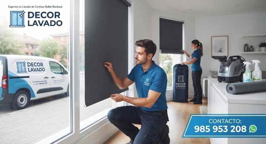 Experto en Lavado de cortinas roller