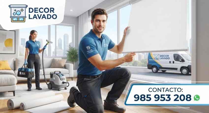 Expertos en Lavado de cortinas roller