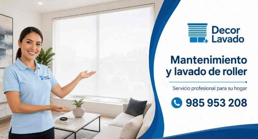 Mantenimiento y lavado de roller