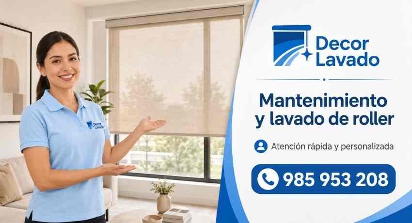Mantenimiento y lavado de rollers