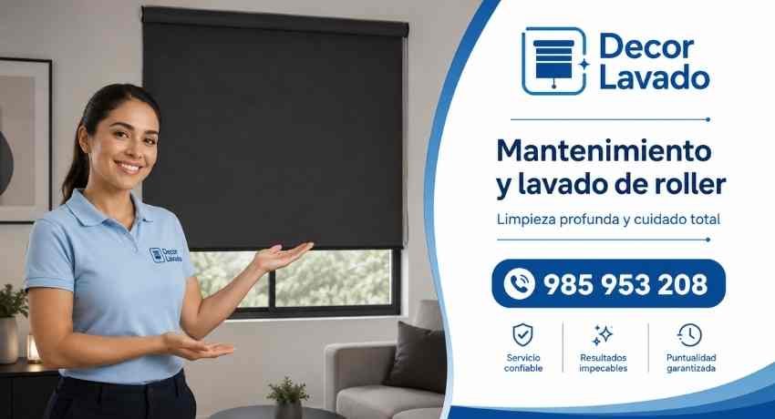 Mantenimiento y limpieza de roller
