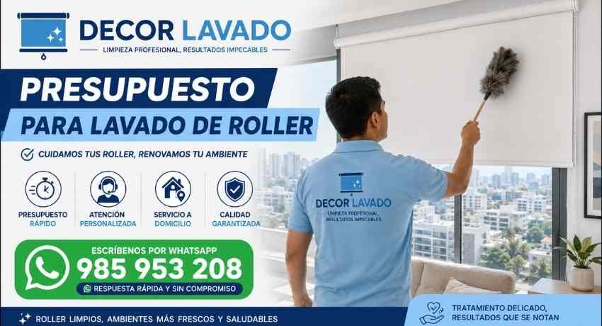 Presupuesto para Lavado de Rollers